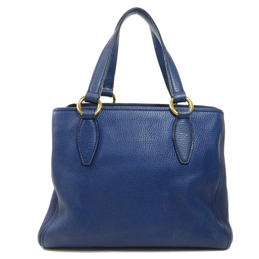 Miu Miu textured handbag rich leather blue leather Blue